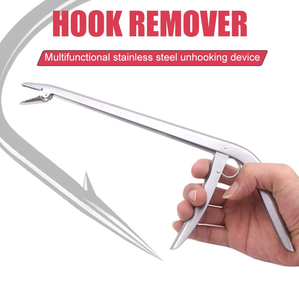 Catch Plier Fishing Hook Tool Stainless Steel Fishing Hook Remover Extractor Unhooking Device Clamp Clip Plier