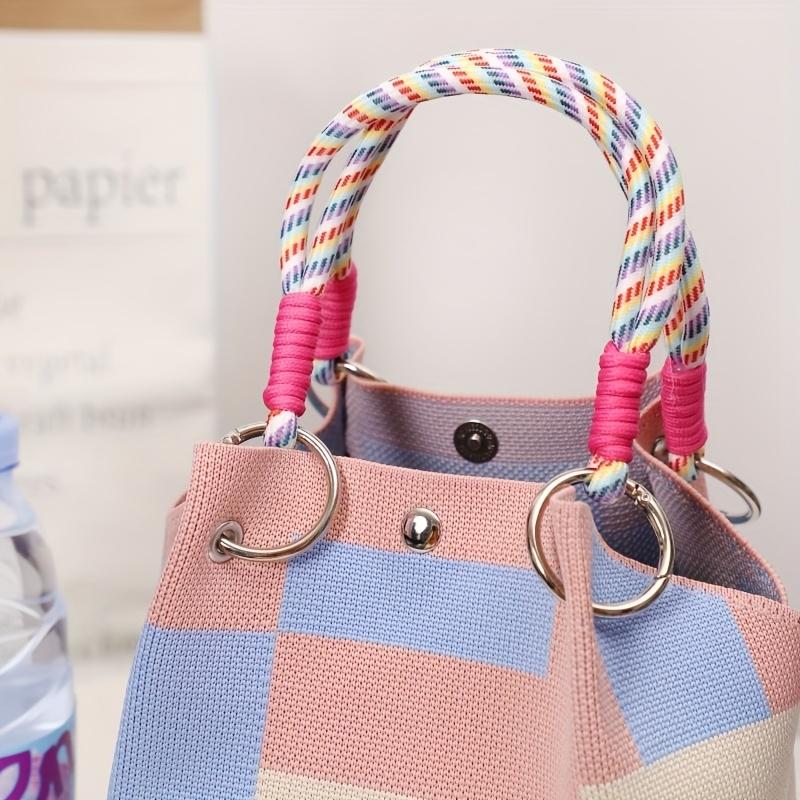 Foldable Large Capacity Casual Chic Tote For Everyday Use, Durable Polyester, Vintage Handbag, Travel Bag, Stylish Accessory, Bucket Bag