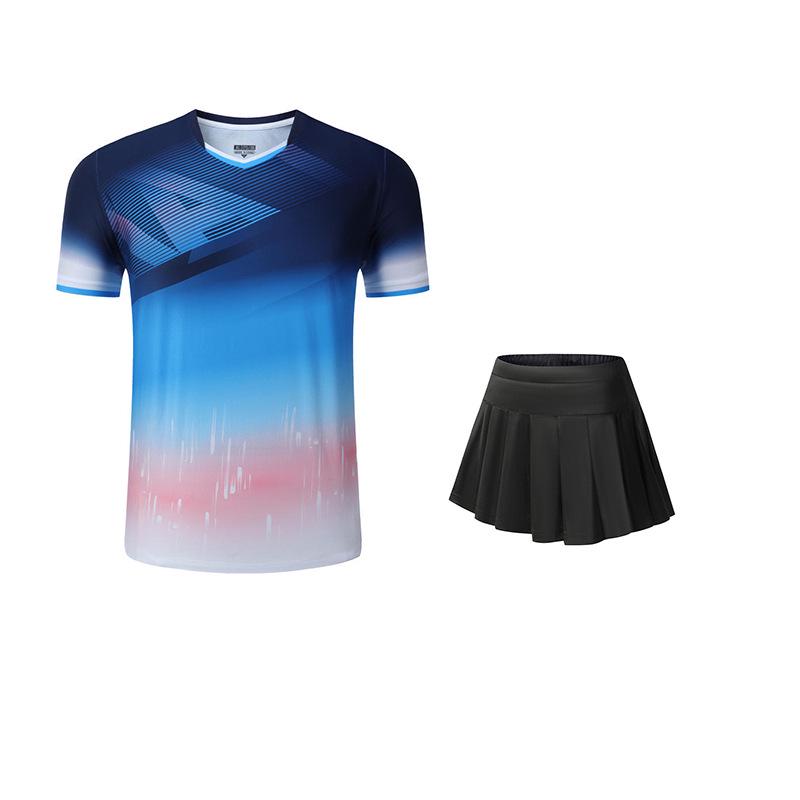 Premium Quick-Dry Badminton Jersey Set - Unisex Short Sleeve Team Uniform for Competition & Training
