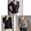 Moisturewicking Modale Long Sleeve T Shirt For Women With Slim Fit Comfort For Autumn Casual Wear
