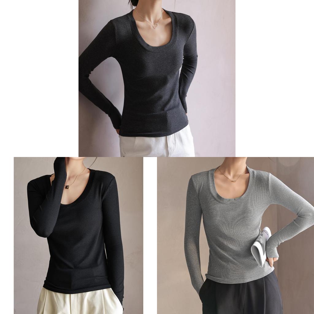 Moisturewicking Modale Long Sleeve T Shirt For Women With Slim Fit Comfort For Autumn Casual Wear