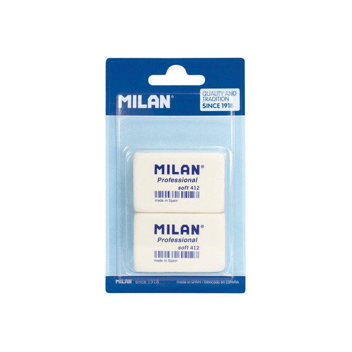 Gomme - MILAN - Professional Soft 412 - Multicolore - 5,2 x 3,5 x 1,3 cm - Mixte