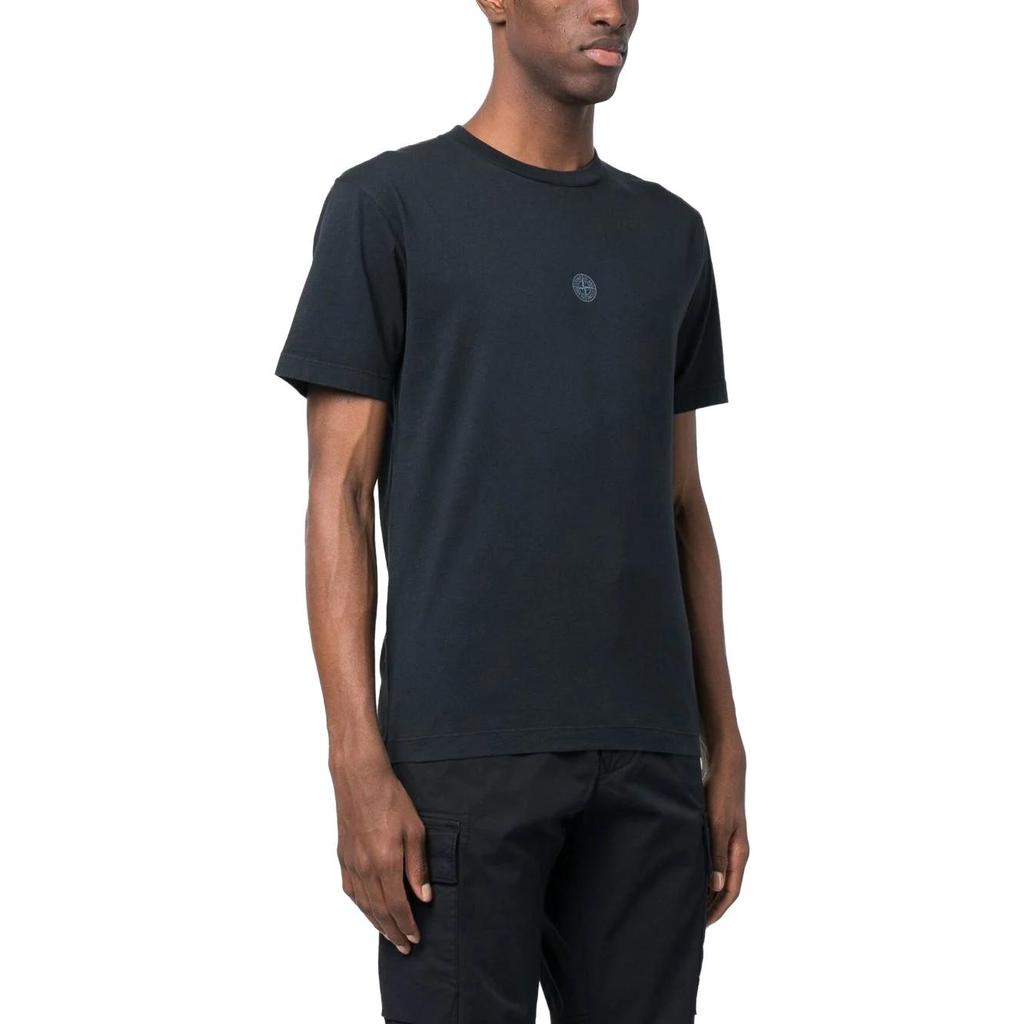 STONE ISLAND Letter Print Crew Neck Short Sleeve T-Shirt Men Tops 78152NS86-V0020