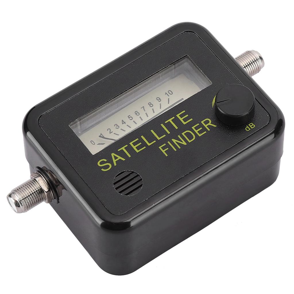 9501 Sensitive Satellite Finder Signal Strength Meter Black with Digital Screen