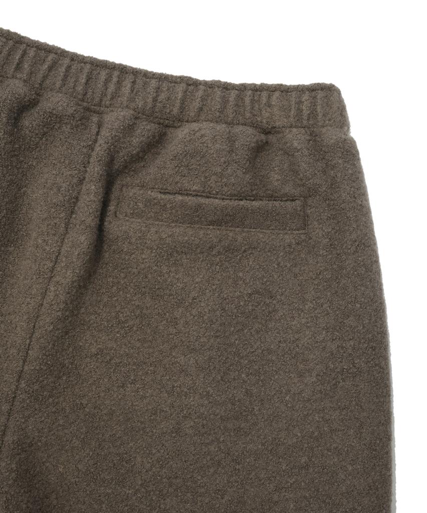 COVERNAT Boucle Jersey One-Pleat Semi-Wide Fit Cargo Pants Olive