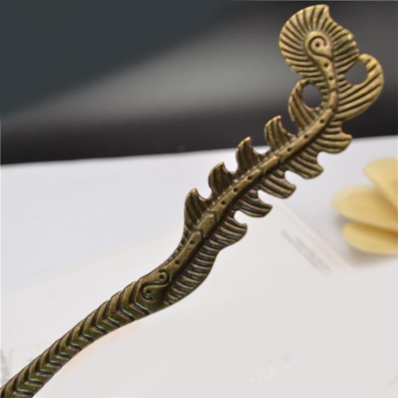 Electroplate Antique Bronze Hairpin for Han Costume Buyao Hair Stick Comb and Sticks Nonslip Stage Accessories 12PCS