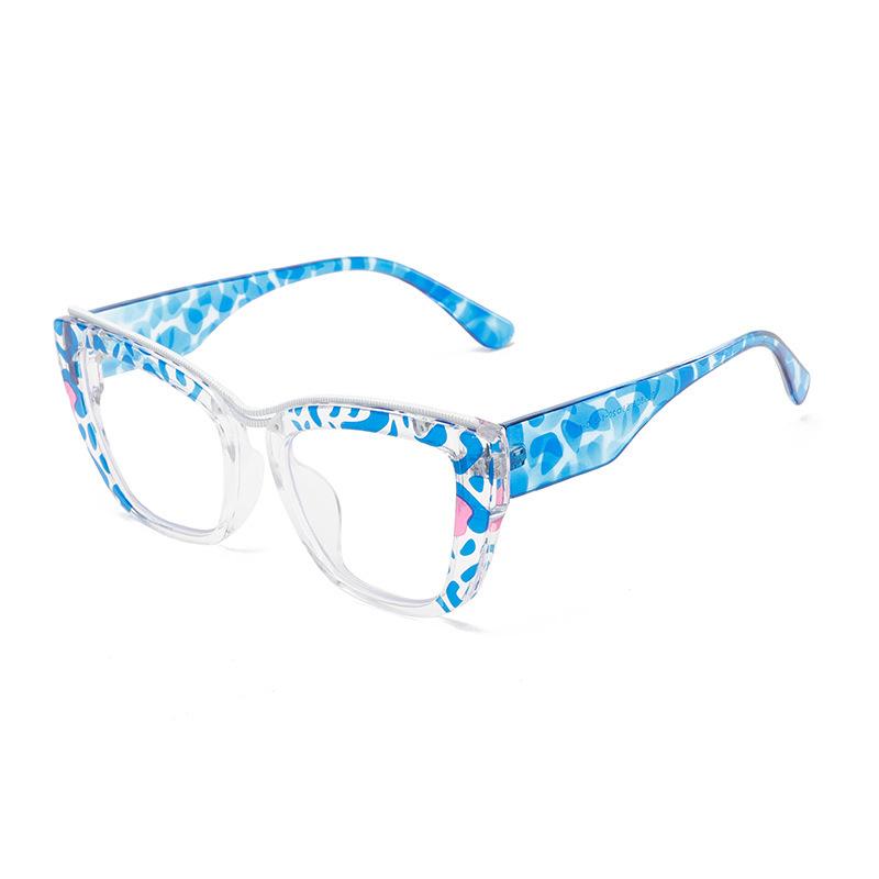Lunettes de lecture œil de chat populaires à la mode pour femmes Nouveau cadre élégant surdimensionné HD Anti lumière bleue Lunettes pour presbytie Dioptrie Jusqu'à 4.0