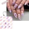 Aufdrücknagel, Falschnagel Klebt auf Nagel Falscher Nagel Acrylnagel Künstlicher Falschnagel für DIY Nagelkunstdesigns