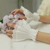 New Cotton Fake Cuff Detachable White Wrist Cuff Lace Cuff Women