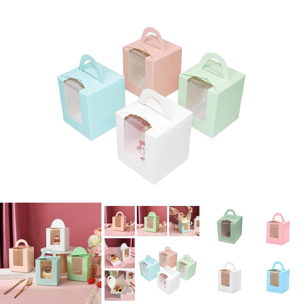 Thick Paper Cupcake Boxes For Individual Baked Goods Wholesale Manufacturer