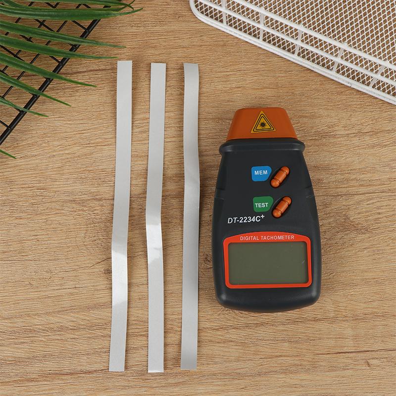 Digital Laser Tachometer Hour Meter Diagnostic Tool Non-Contact Motor Lathe Speed Gauge Revolution Spin Rpm Meter 1Pc