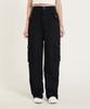 PINK PINEAPPLE Cargo Soft Wide Pants_Black