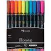 Tombow Pencil Highlighter Fluorescent Coat 80 (Strong Nib! Polymer Coated Core) Single Type 10 Colors WA-SC10C