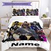 3pcs Custom Name Michael Jackson Bedding Set Duvet Cover Closure Includes 1 Duvet Cover & 2 Pillowcases, Soft and Comfortable for All Seasons.