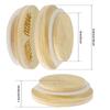 12Pcs Wooden Mason Jar Lids Reusable Bamboo Mason Jar Lid with Silicone Sealing Rings Leak-Proof Wide Mouth Lid Storage Can Lids