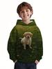 New Animals Hoodie Cute Dog Pattern 3d Print Autumn Fashion Comfort Pullover Long-sleeve Hoodie Outdoors Children's Clothing Boy