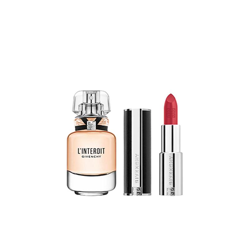Givenchy L'Interdit Eau De Parfum & Le Rouge Couture Lipstick Gift Set