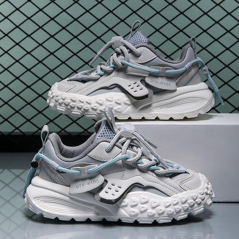 

Водонепроницаемая кожаная спортивная обувь для черных мальчиков - Амортизирующая, Идеально подходит для тренировок осенью/зимой Size 27, 17.2 cm