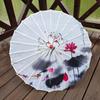 Vintage Chinese Silk Umbrella Decorative Hanging Stick Umbrella Sturdy Oiled Paper Umbrella  Kids