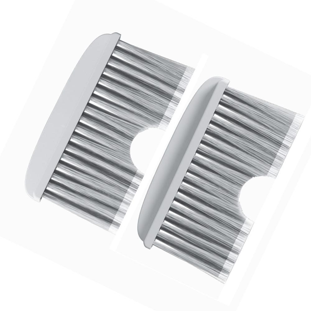 A Pair Hanging Cat Door Brush Grey Grooming Brush Cat Litter Box Floating Fur Brush Door Cat Door