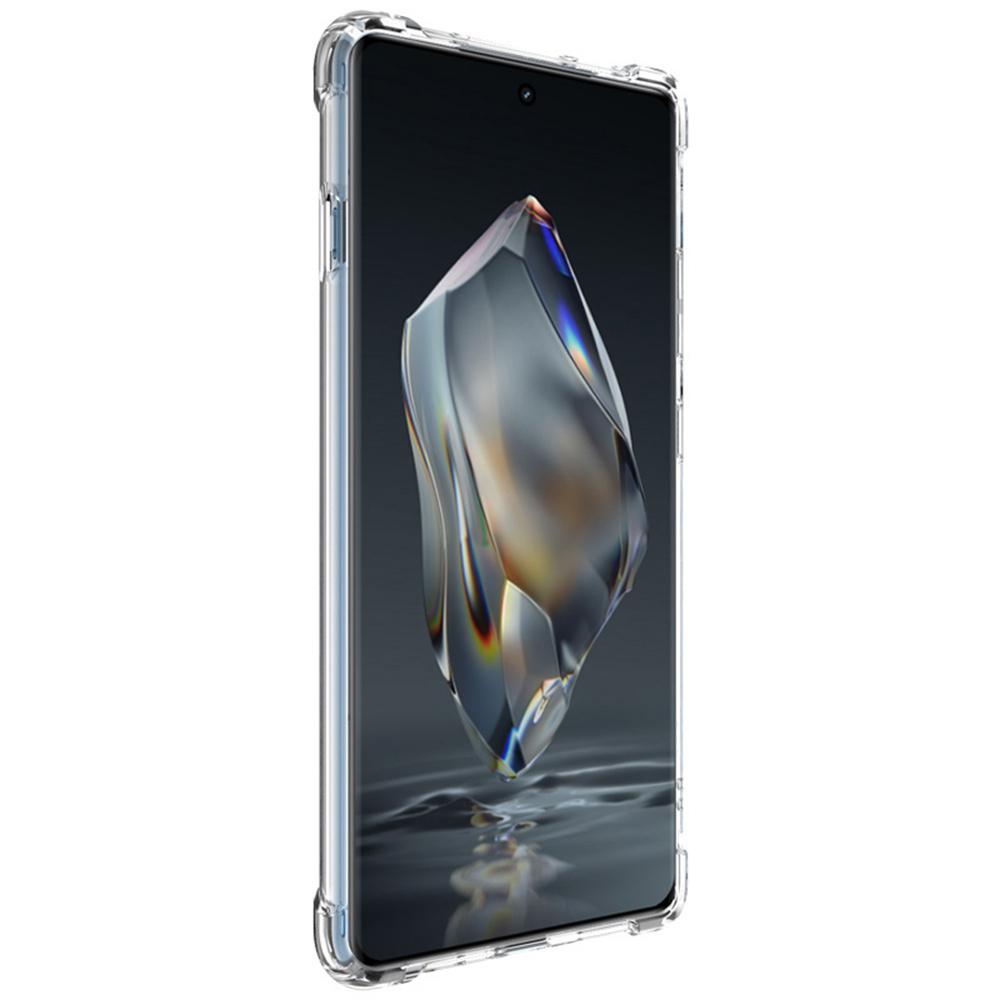 IMAK For OnePlus Ace 3 5G/12R 5G Case PC+TPU Shockproof Clear Phone Cover