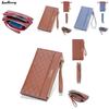 Pu Leather Ladies Wallet With Zipper Long Purse For Daily Use And Water Resistance