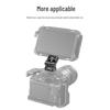 All-Metal Aluminum Alloy Snail Ball Head Hot Shoe DSLR/Phone Clip Monitor Bracket