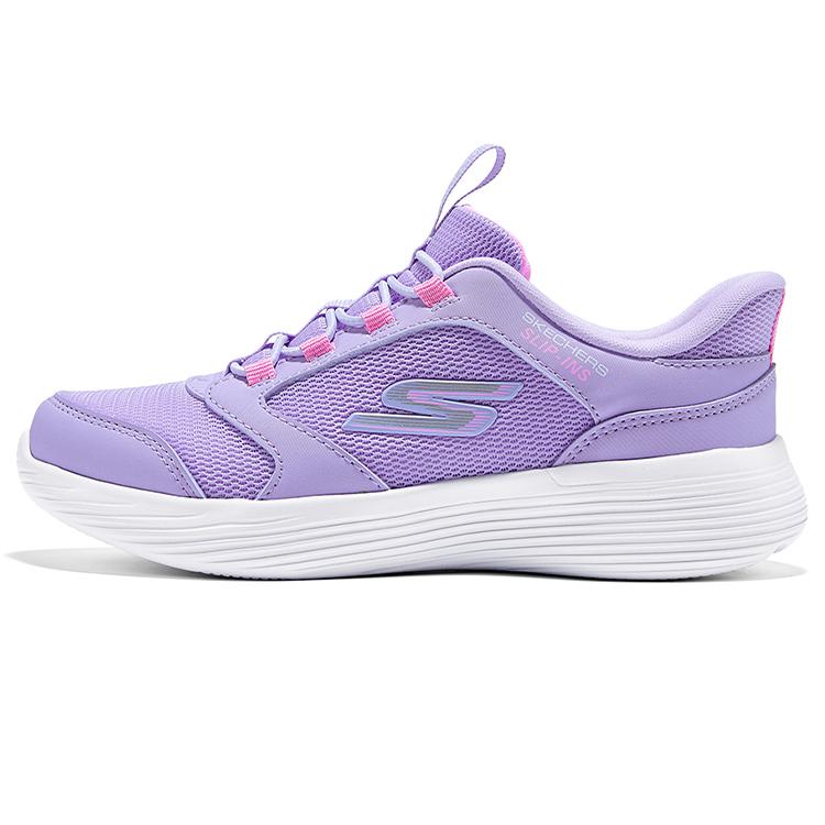 Skechers Детские Удобные Модные Простые Универсальные Детские Беговые Кроссовки Детские кроссовки Лавандовый 303855L-LAV 36 gray