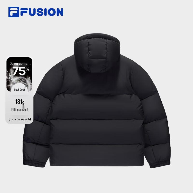 FILA FUSION Couple's 2025 Winter Hooded Down Jacket