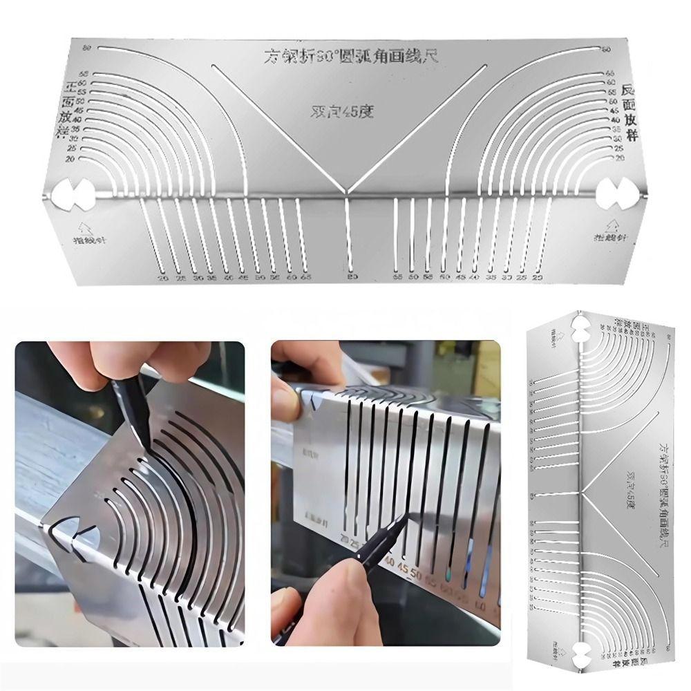 

Precision Flex Linear Arc Dual-Purpose Scriber Multi-Purpose Steel Pipe Bend Marking Tool 20 to 65 style 2