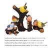 4pcs/set Lawn Garden Courtyard Resin High Simulation Bird Decoration Animal      Ornament