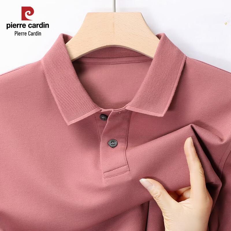 

Pierre Cardin Men s Cotton-Linen Blend Business Casual Polo Shirt 190