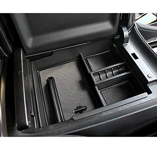 Wellvie 30 Series Console Tray Storage Box with Rubber Mat Center Box Storage Car Accessories Car Parts Custom Parts Alphard/Vellfire Anti-Slip
