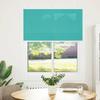 VidaXL Store plissé vert pétrole 110x150cm largeur du tissu 109,4cm, store plissé de fenêtre, store accordéon, store plissé 4015400