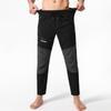 Wosawe Winter Fahrradhosen Herren Thermisch Warm Lang Radhosen Fleece Reflektierend Winddicht MTB Sport Fahrradhosen