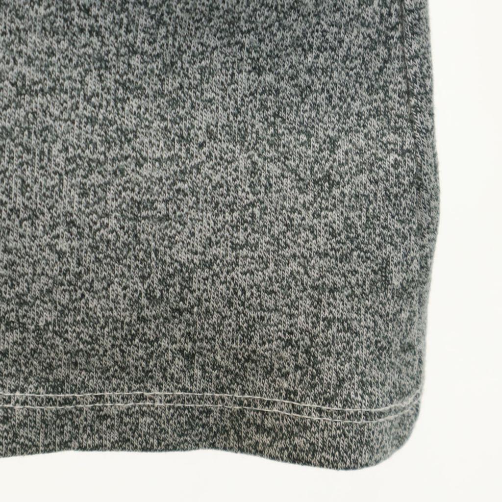 90s Old 7 Minutes Sleeve Sweat Gray Trainer Women Used