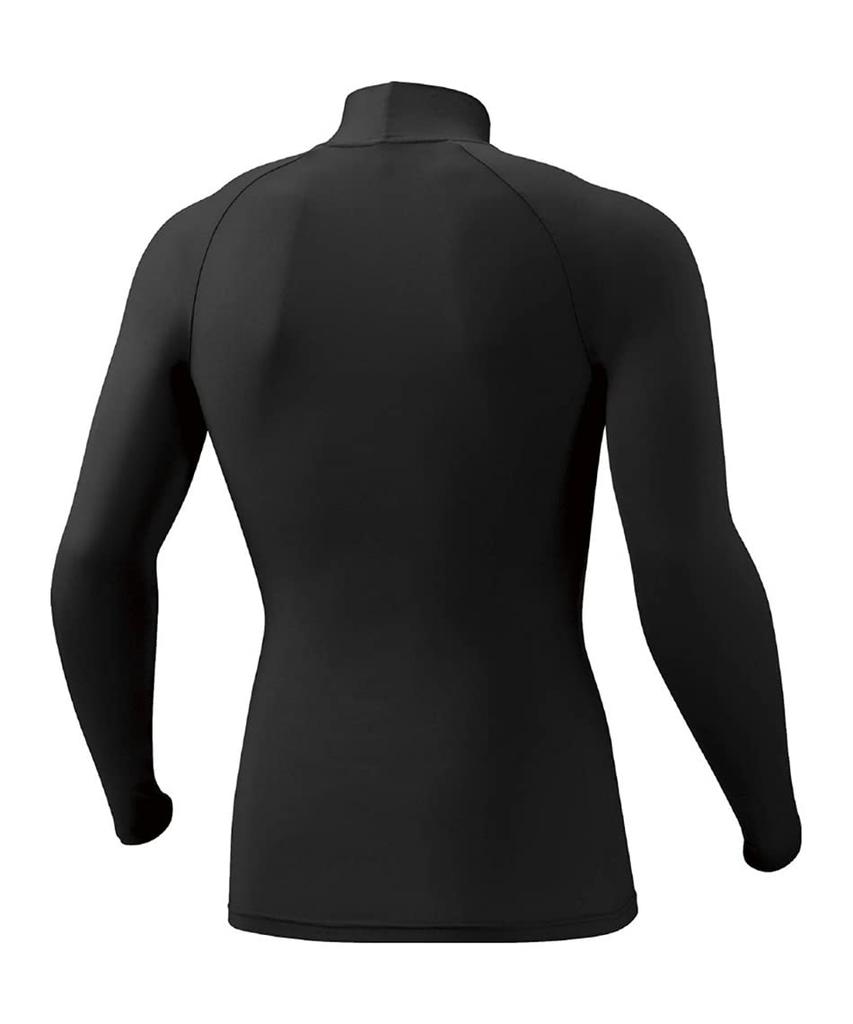 Mizuno 2021 Compression Dry Accelerator Bio Gear Training High Long UV Matte Size M Men's Shirt, Neck, Sleeves, Sweat-Wicking, Quick-Drying, Stretch,