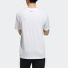 Adidas Neo Logo Print Round Neck Loose T-Shirt Men Tops White H62009
