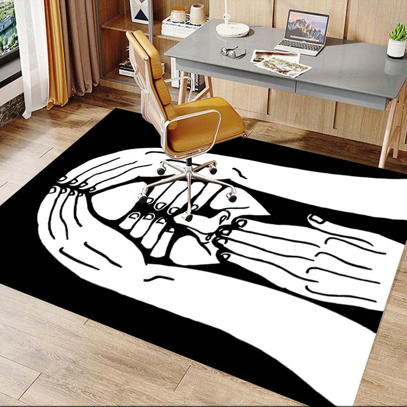 1pc Prayer Hands Area Rug Soft Flannel Floor Mat for Living Room, Bedroom and Carpet, Sofa Coffee Table Floor Mat, Decorative Rug q21