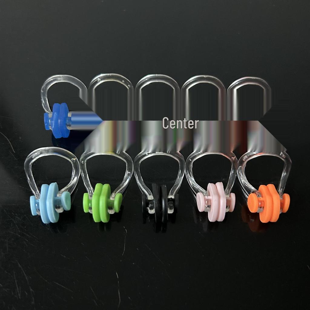 Silicone Waterproof Anti-Slip Nose Clip for Swimming - Universal for Adults and Children, Anti-Choking, Ideal for Training and Water Sports.