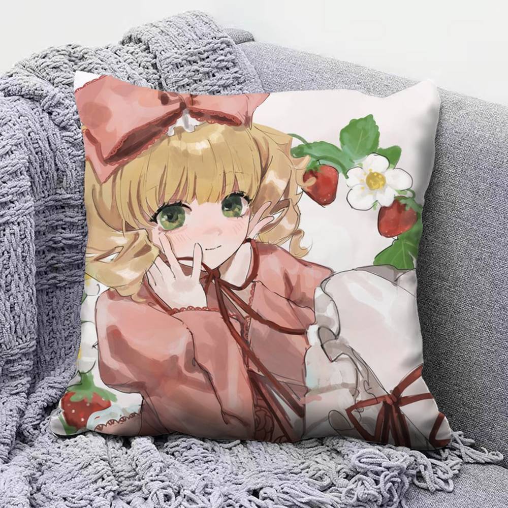 Rozen Maiden Anime Girl Mercury Lampe Home Sofa Cushion Covers and Aecorative Custom Pillow Covers 30x30 cm