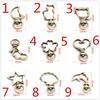 10pcs Random Mixed Snap Hook Trigger Clips Buckles For Keychain Lobster Clasp Hooks for Necklace Key Ring Clasp Jewelry Supplies