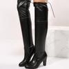 Autumn And Winter New Fashion Korean Version Niche Design Trend British Style Low-Heeled Small Leather Boots Retro Boots