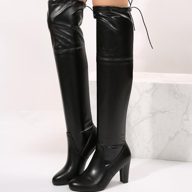Autumn And Winter New Fashion Korean Version Niche Design Trend British Style Low-Heeled Small Leather Boots Retro Boots