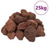 Roches volcaniques - Non spécifié - 25 kg - Rouge - 5-8 cm - Naturelles et sûres