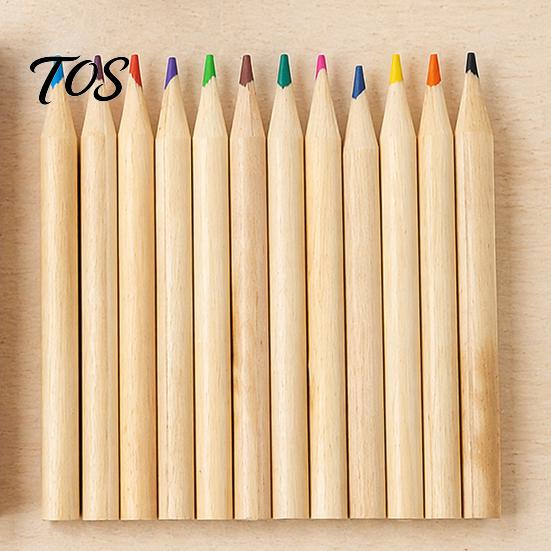 Non-toxic Wood Pencils 12PCS Colored for Kids, Bright Drawing Pencils, Art Artistic Sketching Tools Creation Smooth Wooden Coloring Book And