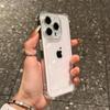 Luxury Shockproof Transparent Case For iPhone 15 16 14 13 12 11 Pro Max X Xs XR Max 8 Plus Silicone Bumper Armor Hard Back Cover