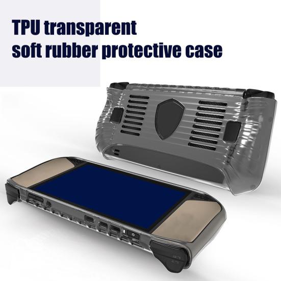 Game Console Protective Case for CLAW 8 AI+ Shockproof Handheld Console Clear TPU Cover Protector Skin Shell Gaming Accessories