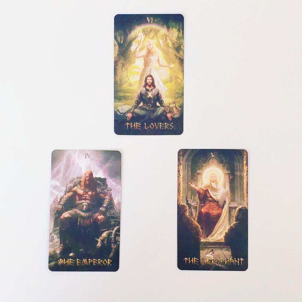 Runk Tarot Cards Oracle Cards Prophecy Fate Divination Family Party Board Game Beginner Card Fortune Telling Game