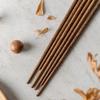 Hochwertige Holzstäbchen Wachsfrei und Unlackiert Rundholz Haushalts- oder Geschenk Chinesischer Stil Essstäbchen Küchengeschirr